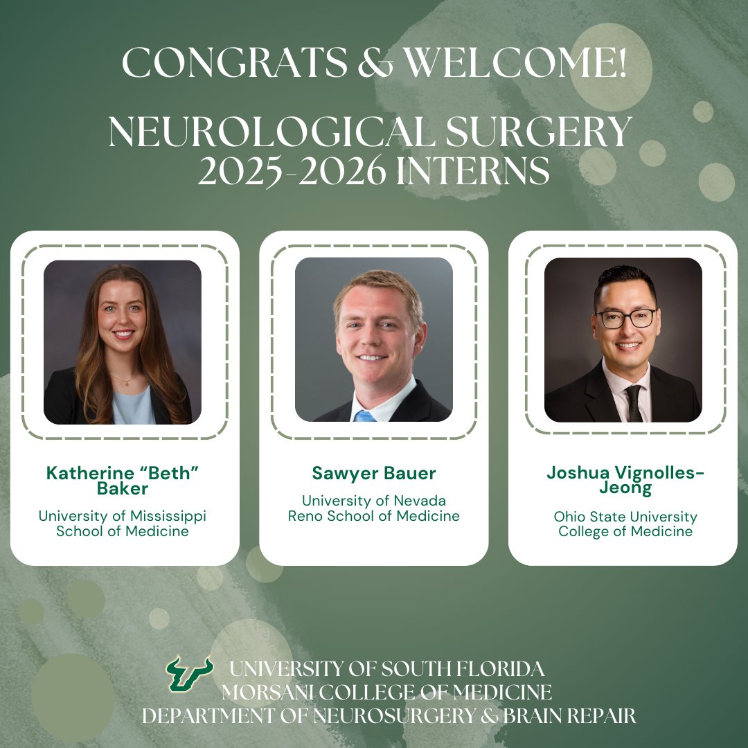 We are thrilled to welcome the newest members of our  team! This year marks a historic milestone as we welcome 3 incoming residents, our first class following our recent complement increase. 

We look forward to the incredible journey ahead. Welcome to the family! 

#Match2025