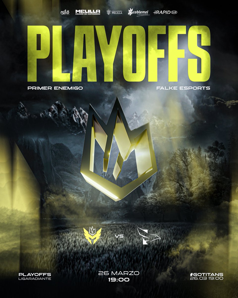 Melilla Titans (@melillatitans) on Twitter photo 🏆 LLEGAN LOS PLAYOFFS 🏆
Este miércoles 26 a las 19:00 CET jugaremos una vez más contra <a href="/FALKE_EC/">Falke Esports</a> Venom.
Con suerte su cm no se pondrá a llorar otra vez 😅
#WeAreTitans || #MelillaDestinoDeInversion🏝️ 🏆 LLEGAN LOS PLAYOFFS 🏆
Este miércoles 26 a las 19:00 CET jugaremos una vez más contra <a href="/FALKE_EC/">Falke Esports</a> Venom.
Con suerte su cm no se pondrá a llorar otra vez 😅
#WeAreTitans || #MelillaDestinoDeInversion🏝️