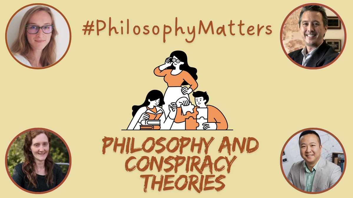 What to watch this weekend?

Enjoy this excellent webinar on Philosophy and Conspiracy Theories by <a href="/PTRBirmingham/">School of Philosophy, Theology and Religion</a> as part of British Philosophy Fortnight.

Watch :tinyurl.com/yu5vfyfy.

#PhilosophyMatters #BPF2025 #PhilosFortnight2025 #conspiracytheories #philosophy