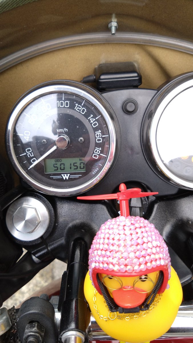 monchatosh's tweet photo. 3年で5万km
まぁまぁかな😅

#w800 https://t.co/4dNKVCS00d