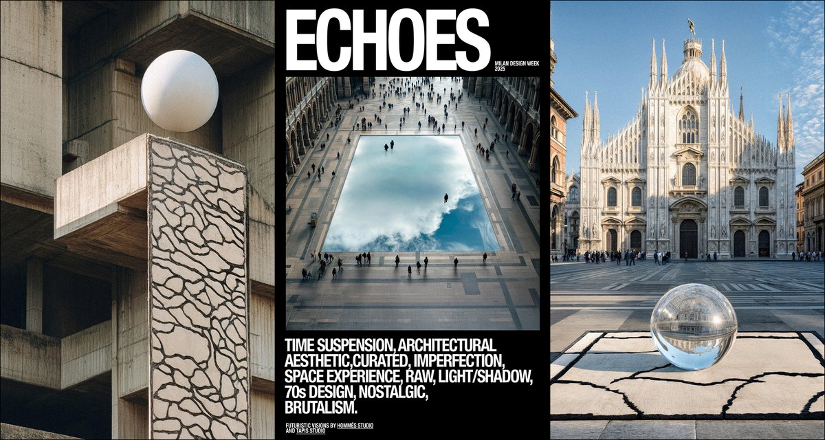FTrendsetter's tweet photo. ECHOES – MILAN DESIGN WEEK 2025 | HOMMÉS STUDIO
Read more: https://t.co/3osKmGA0fS
via @FTrendsetter
Photos courtesy of HOMMÉS Studio.
#HOMMESStudio #ECHOES #MilanDesignWeek2025 #MDW25 #UniqueFurniture #exhibition #art #interior #design #technology #fashiontrendsetter https://t.co/mDfriAGck5