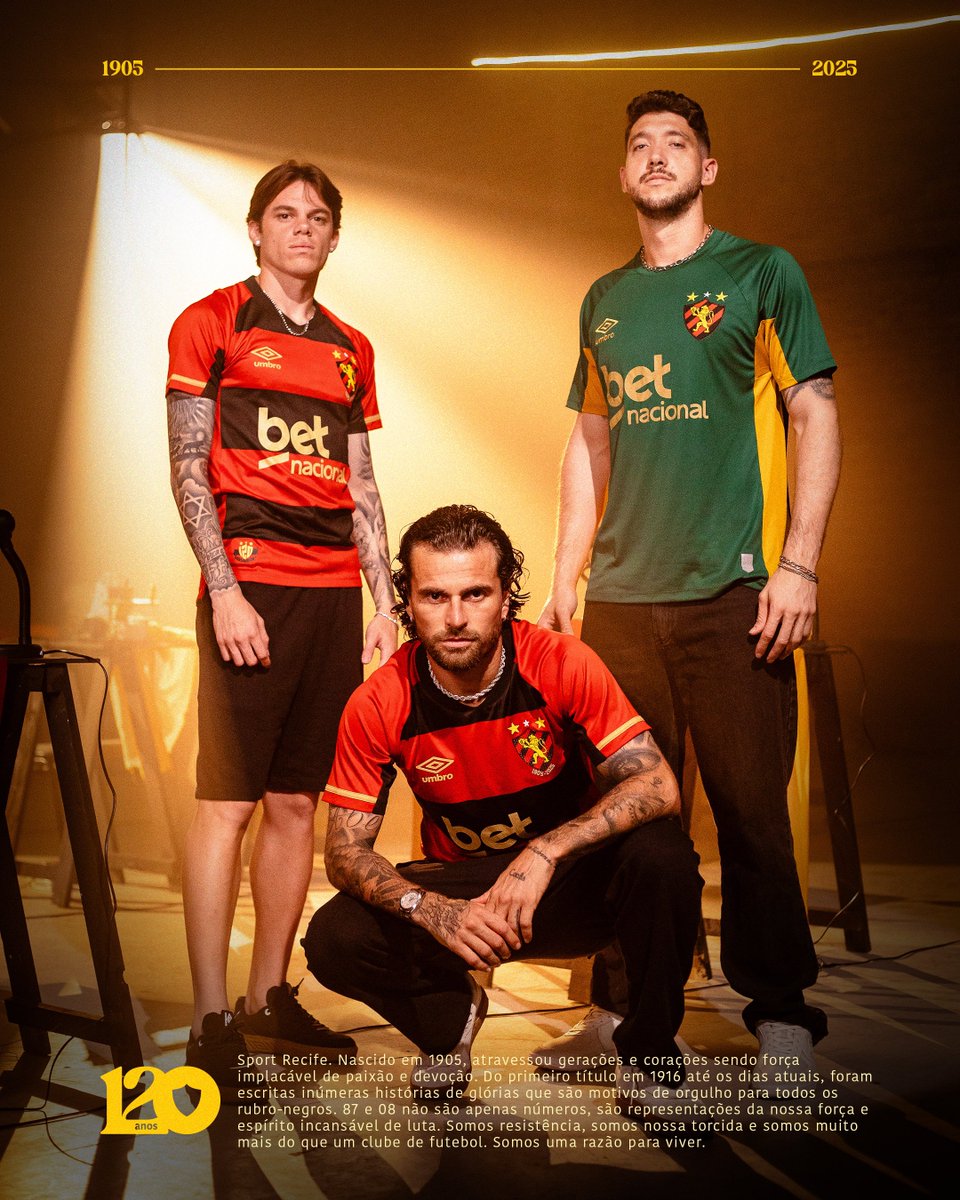 Sport Recife. Nascido em 1905, atravessou gerações e corações sendo força implacável de paixão e devoção. #Sport120