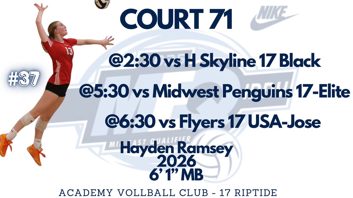 Day 1 of MEQ’s! Let’s start strong and set the tone for the weekend! Who’s ready? #MEQ #Volleyball <a href="/TheAcademyVB/">The Academy Volleyball Club</a> <a href="/TAVCRecruiting/">The Academy Volleyball Club Recruiting</a> <a href="/PrepDigIN/">Prep Dig Indiana</a> <a href="/PrepDig/">Prep Dig 🏐</a>