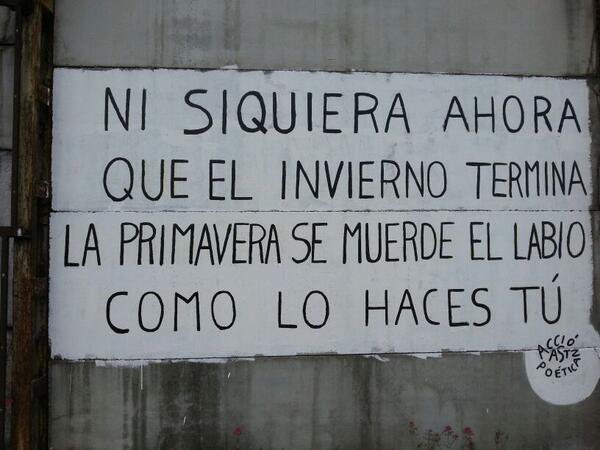 Como cada año cuando llega la primera... 
Feliz Día Mundial de la Poesía 💕