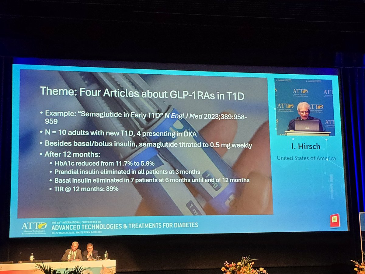 Semaglutide leading to "remission" of T1D (yes T1D!!!!) when administered in early onset #ATTD2025 #dedoc°