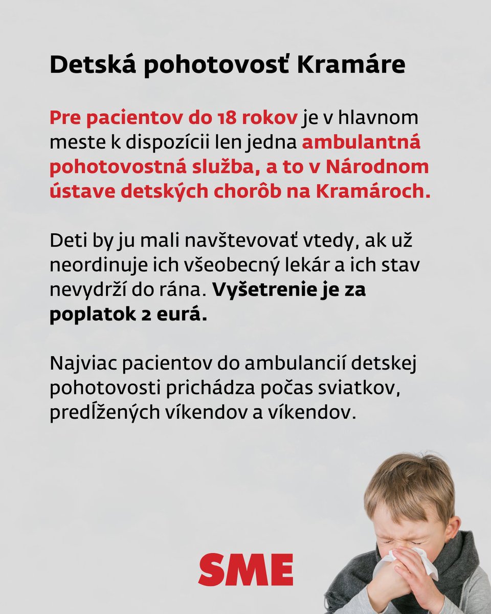 denniksme's tweet photo. Zhoršil sa vám náhle stav tak, že to neznesie odklad, ale zároveň nejde i život ohrozujúci stav? 🚨
Čítajte viac: https://t.co/RxS3h4HYH6
#pohotovost #lekar #zdravie https://t.co/PPOk3SaDvu