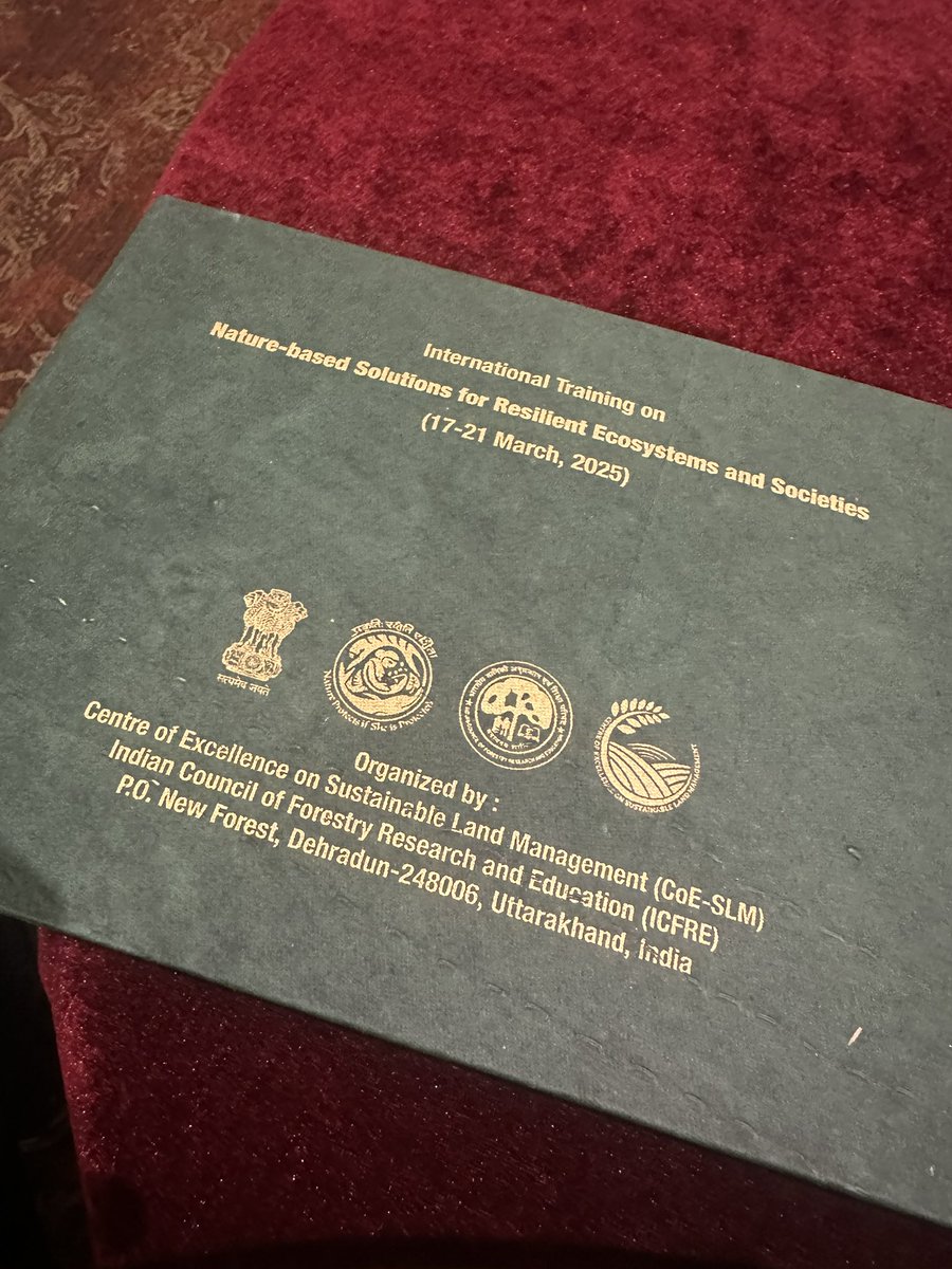 On #InternationalDayOfForests we are delighted that #mwaiyaki received a certificate on International Training on Nature Based Solutions for Resilient Ecosystems &amp; Societies. Dehradun, India 🇮🇳 

#NatureBasedSolutions #NBS #IUCN #Research #Forestry #Sustainable #Land #Management