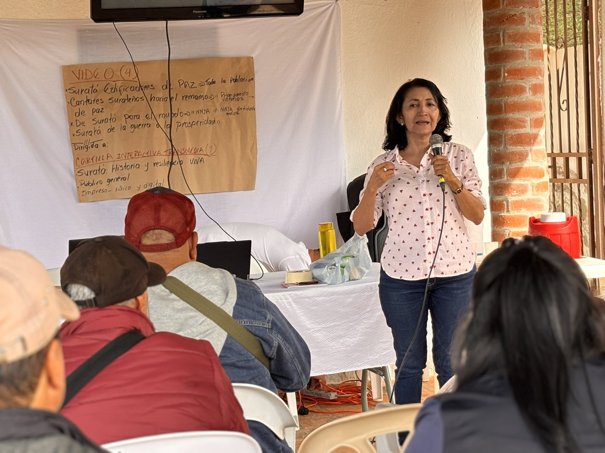 iep_unab's tweet photo. A esta hora en Suratá, en el marco del proyecto Orquideas apoyado por @MincienciasCo que busca fortalecer nuevas ciudadanías en la Charta, Matanza y Suratá, actores estratégicos del municipio crean y diseñan su propia estrategia de paz https://t.co/Uoi7TnuKgn