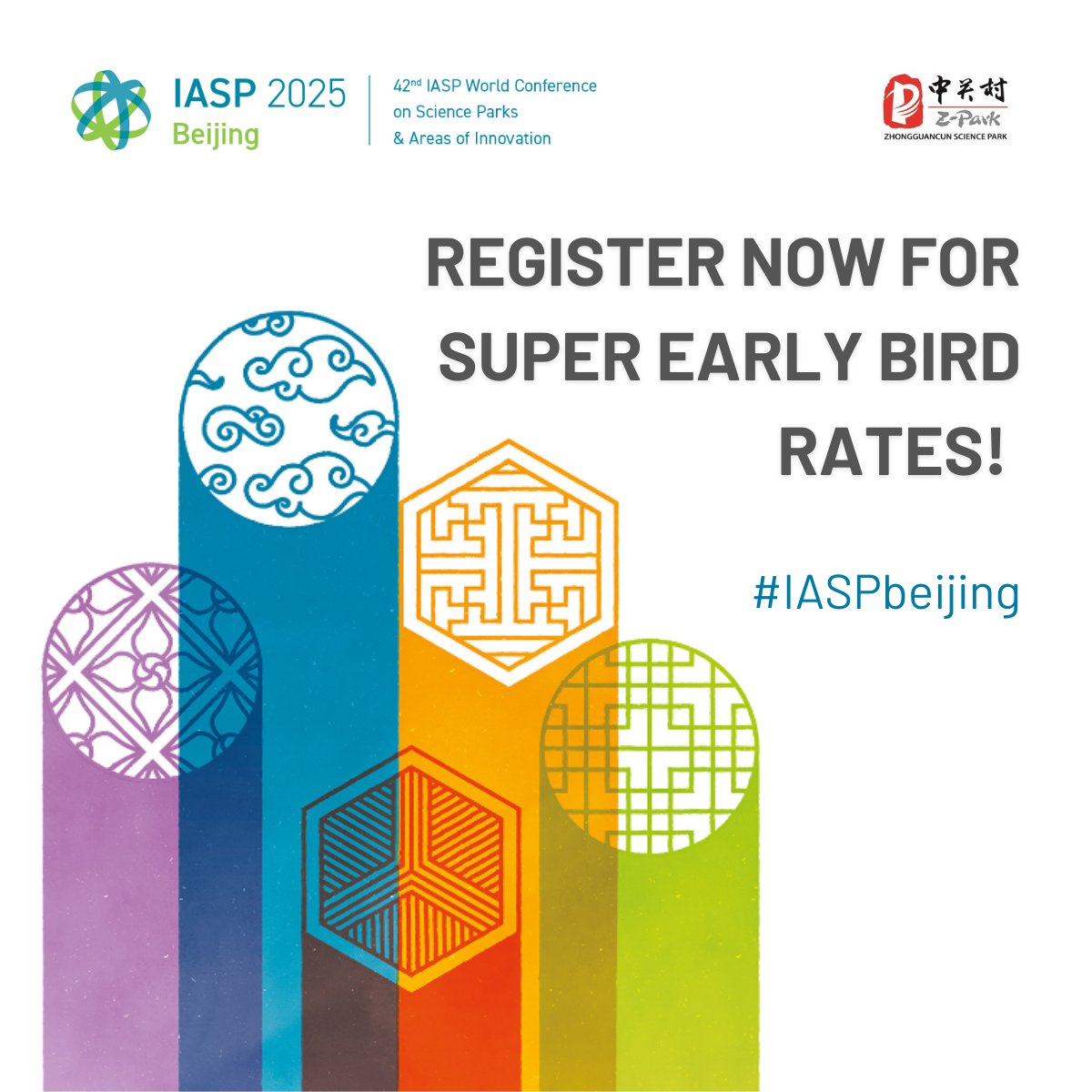 IASPnetwork's tweet image. The wait is over – IASP Beijing 2025 registration is officially open 🎉 Join us there from the 16-19 September – register now for super early bird rates and be part of the future of innovation: bit.ly/4itxT8C 

#IASP2025 #IASPbeijing #IASPWorldConference #Zpark
