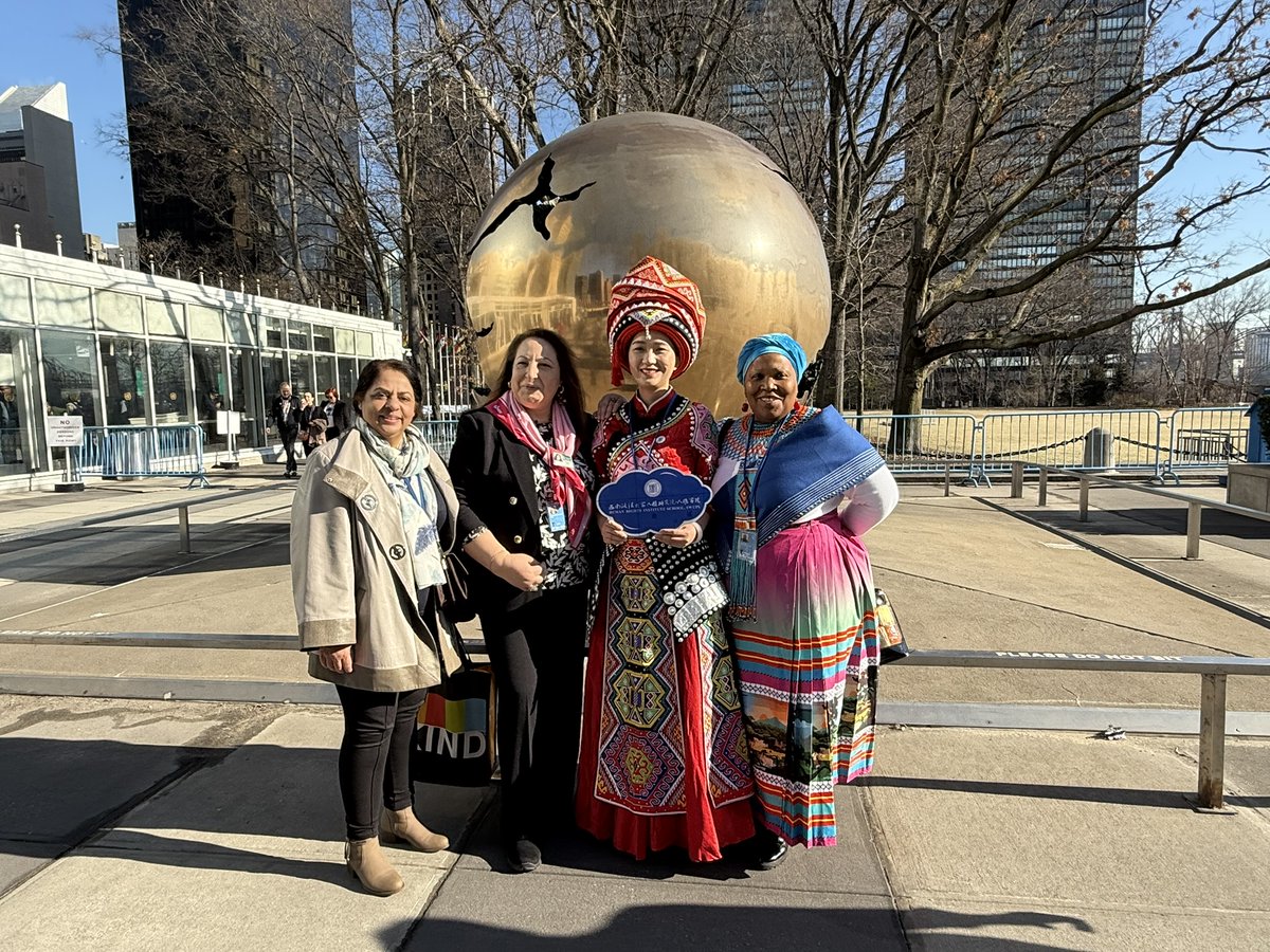 SilentNooMore's tweet photo. Last week, I attended the UN Commission on the Status of Women in NYC.  It marked 30th anniversary of the Beijing Platform for Action an agreement established in 1995 set out a comprehensive framework for promoting women’s rights and gender equality on a global scale
#unwomen https://t.co/G6A5wM0uFF