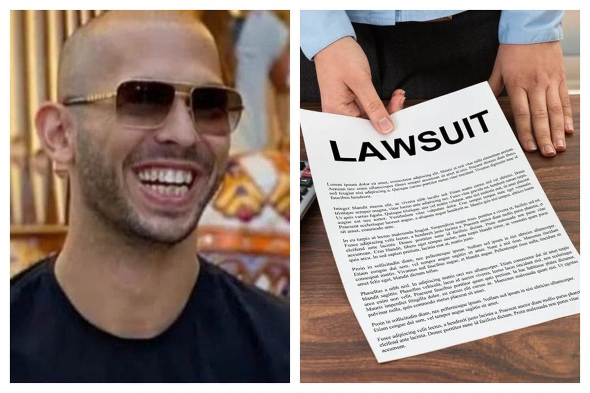 Andrew Tate Files Defamation Lawsuit Against Social Media Trolls Accusing Him of Sex Trafficking - bigleaguepolitics.com/andrew-tate-fi…