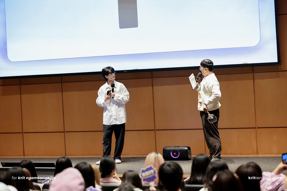 krittenclub's tweet photo. (📢💜🎂) — #KRIT2025BDAYPROJECT
#BIRTHDAYBUTwithKRIT19

KRIT’S 2025 B-DAY FAN MEETING!
"BIRTHDAY BUT (with) KRIT - เกิดแต่กับกฤษฎิ์"

📷 ภาพบรรยากาศ (1) ✨

#krmjtc #KRITngamtanakijja #FridayCollege