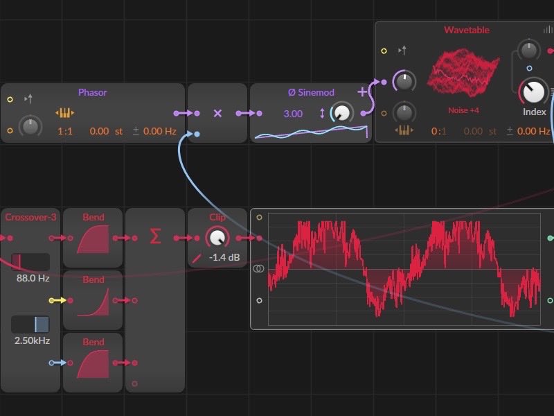 JuneSpherechord's tweet photo. ギザギザした波形は強い
Jagged waveforms are strong
#Bitwig #PolyGrid https://t.co/1eRdrKcyBk