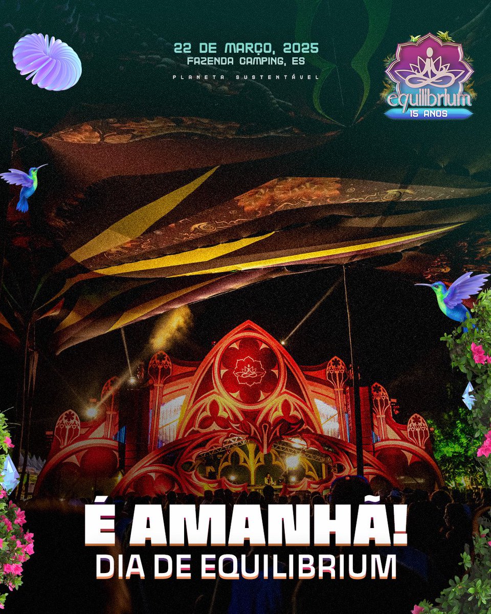 É AMANHÃ! 🥳

🎟️ - bit.ly/Equi15Anos