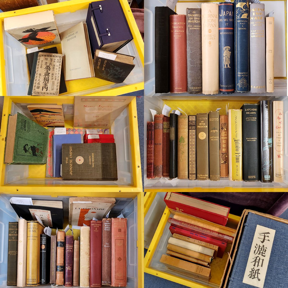 YushodoRareBook's tweet photo. ☆新入荷のお知らせ
日本関連の古書、書籍80冊ほど届き、徐々に店頭に並べております。
沢山入荷していますので、お時間がございましたらお立ち寄りください。
皆様のご来店お待ちしております。

★ワールド・アンティーク・ブック・プラザ(WABP)FBはこちらから↓ https://t.co/8kDcuyUpar https://t.co/dSG9YLYVhg