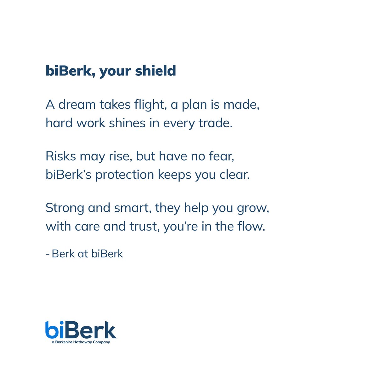 biberkinsurance's tweet image. Who says small business insurance can’t be poetic? In honor of Poetry Day, we’ve put pen to paper (er…keyboard to Word doc?) and created a special poem just for our followers. 🖋️ 

#worldpoetryday #biberk #smartaboutsmal #protect #smallbusiness #smallbusinessinsurance