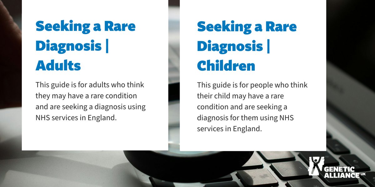 Do you know someone seeking a diagnosis of a genetic or rare condition?

The journey can be long, difficult and worrying. We hope our new resources can support every step of the way. Please help us share them far and wide.

👉 geneticalliance.org.uk/sard-children/
👉 geneticalliance.org.uk/sard-adults/