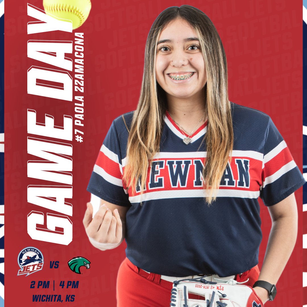 Newman Athletics (@newmanjets) on Twitter photo GAME DAY!
🆚NSU
📍Wichita, KS
⌚2 PM | 4 PM
📺bit.ly/3IXPTFh
📈bit.ly/3LzxOiK
#JetPower✈️ x <a href="/NewmanJetsSB/">Newman Softball</a> GAME DAY!
🆚NSU
📍Wichita, KS
⌚2 PM | 4 PM
📺bit.ly/3IXPTFh
📈bit.ly/3LzxOiK
#JetPower✈️ x <a href="/NewmanJetsSB/">Newman Softball</a>