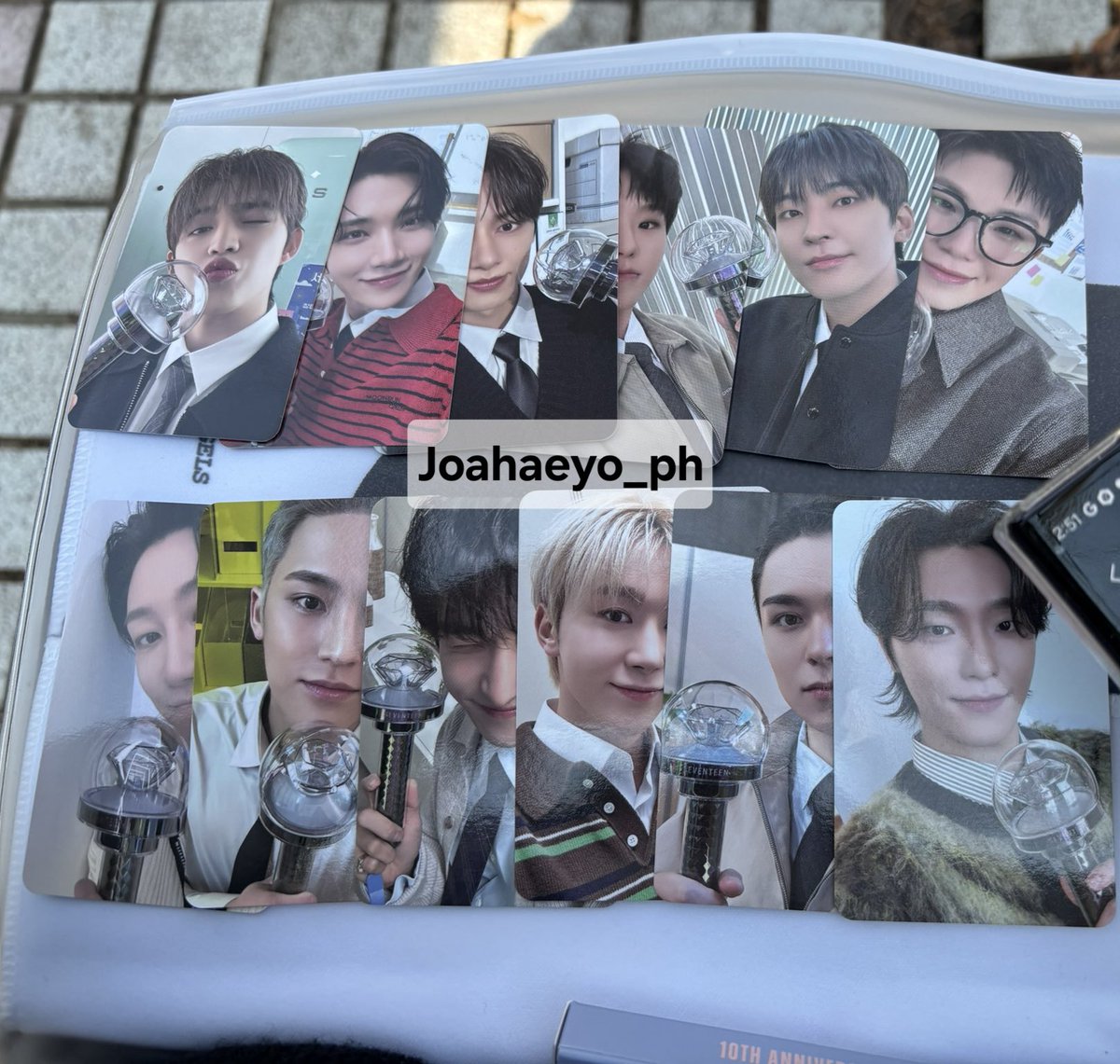 Joahaeyo_Ph's tweet photo. wts lfb seventeen ph svt carzone

Seventeen caratland caratzone

minwon - ₱550 each
other members - ₱490 each
set - ₱6,000

• A + B, B can be claimed alone, +1 can steal
• 50% dp, balance April 07
• ETA: end of April 

A: scoups, joshua, wonwoo, dk, mingyu, minghao
B: jun, hoshi, woozi, seungkwan, vernon, dino

- reply to claim
- sure buyer only