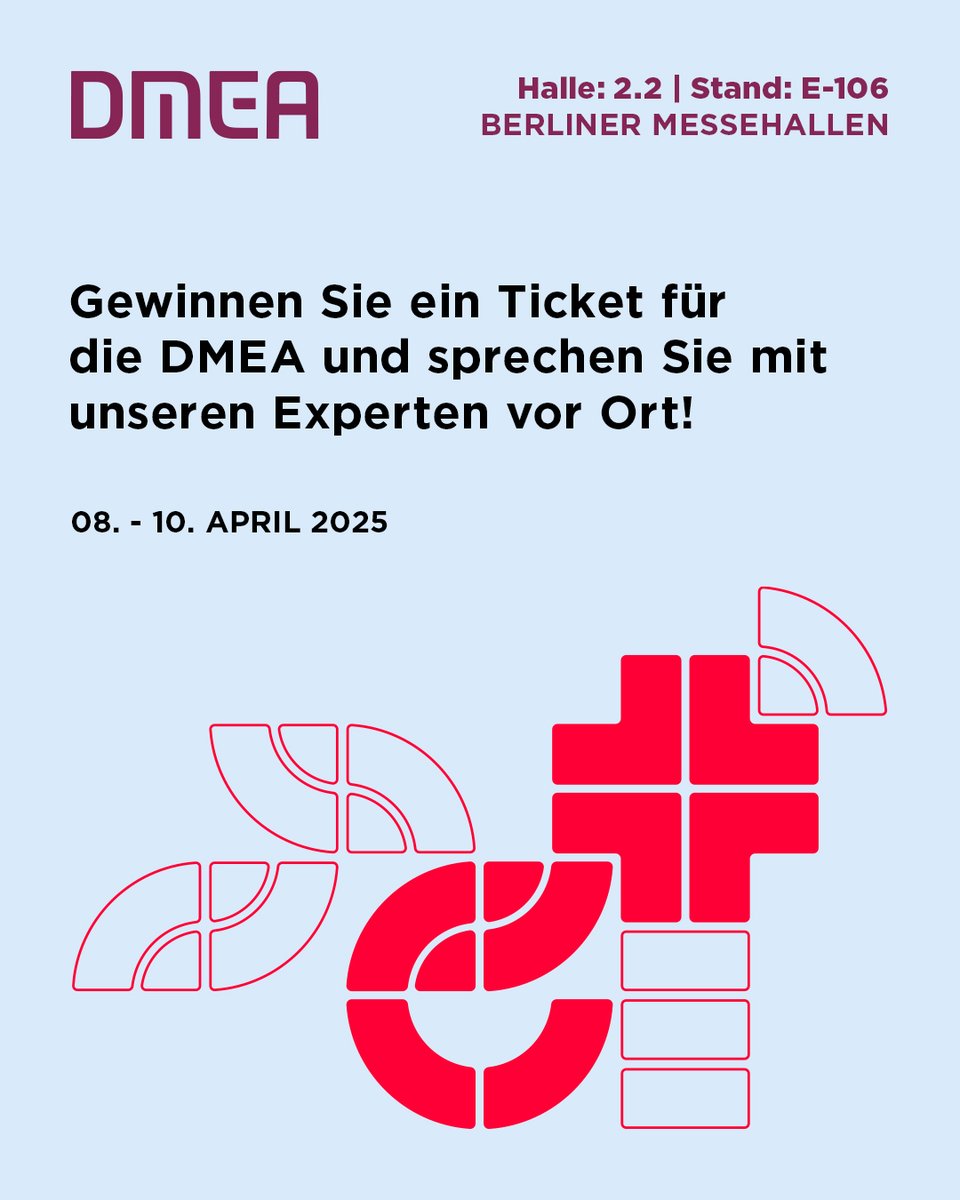 cancom_ch's tweet photo. ⚕️👩‍💻 CANCOM ist auf der DMEA in Berlin, Europas führender Digital-Health-Messe! Besuchen Sie uns vom 8.–10. April (Stand E-106, Halle 2.2) &amp; entdecken Sie Security-, AI- &amp; Digitalisierungs-Lösungen fürs Gesundheitswesen. 🎟️ Ticketverlosung &amp; Infos: ➡️ https://t.co/oo1aYfU2Aq https://t.co/Vp6bbPE3HO