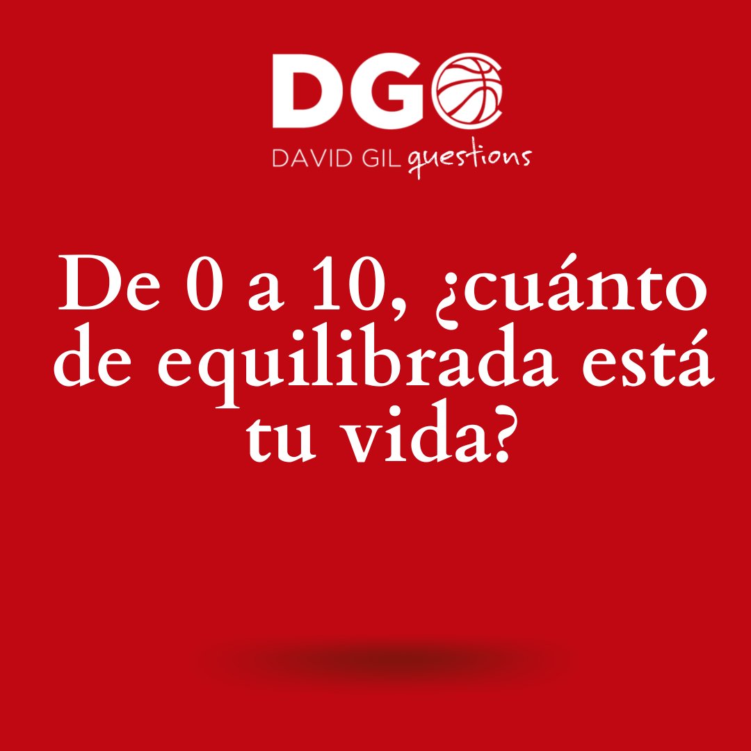davidgilcoach's tweet photo. A veces nos enfocamos tanto en el trabajo, responsabilidades o los demás que nos olvidamos de nosotros mismos. El equilibrio no es perfección, sino sentirse bien con lo importante: trabajo, salud, familia, diversión y bienestar emocional. ⚖️
#EquilibrioDeVida #Bienestar https://t.co/OiEjHKts8n