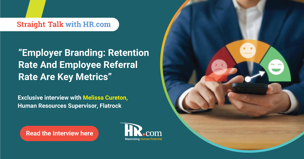 HRdotcom's tweet image. Negative reviews hurting your employer brand? Flatrock’s Melissa Cureton shares how to rebuild credibility with retention, referrals, and employee testimonials. Learn more - read the interview! okt.to/CIvqfi
#HRChallenges #EmployerBrand #WorkplaceCulture