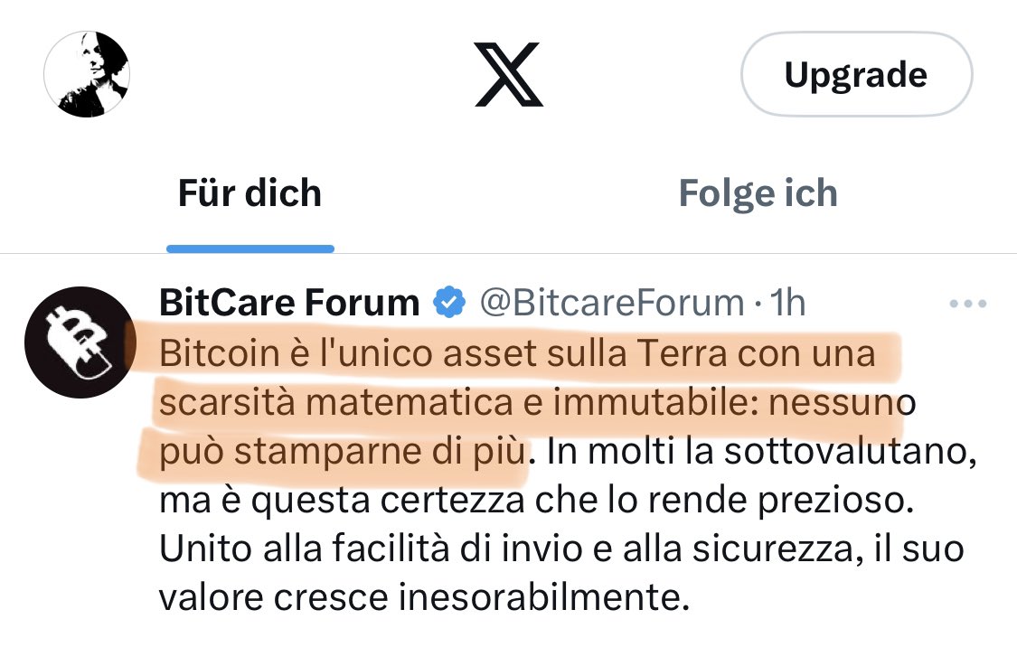 cyberBri's tweet image. Bitcoin is the only asset on earth with a mathematical and immutable scarcity: no one can print more of it. 

Do you need more arguments? 

#SoundMoney #BitcoinIsForEveryone #StudyBitcoin