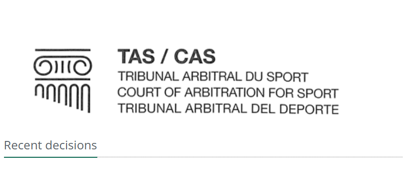 🚨#CAS just published 19 awards on its website:
👉 🇬🇧 &amp; 🇮🇹  bit.ly/3ECQ1xu
👉 🇫🇷 bit.ly/42JC0YY
👉 🇪🇸 bit.ly/4hwNDqY
All issued in the past few weeks - at least in reasoned form, and relating to ⚽️🏇🏸👟#sportsarbitration #sportsjustice