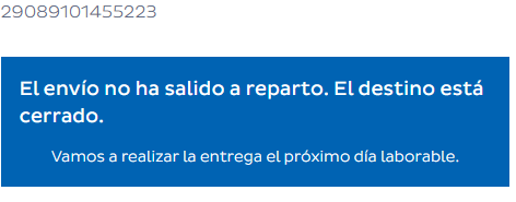 pruk0's tweet photo. @SEUR_responde Como que el destino está cerrado? Desde cuando esta cerrada MI CASA, en la que vivo y desde la que estoy escribiendo esto? 
Me parece increíble. Pero bueno, en vistas de esto he desactivado los envíos que mi empresa hace con vosotros porque no es la primera vez. https://t.co/EuPkGolOHy