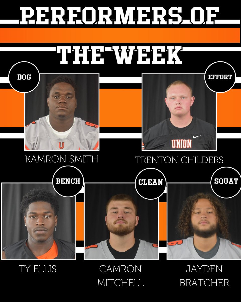 We want to highlight some of our kids for their work and progress this spring! Here are our performers of the week in the classroom, weight room, and on the field! #DogCheck