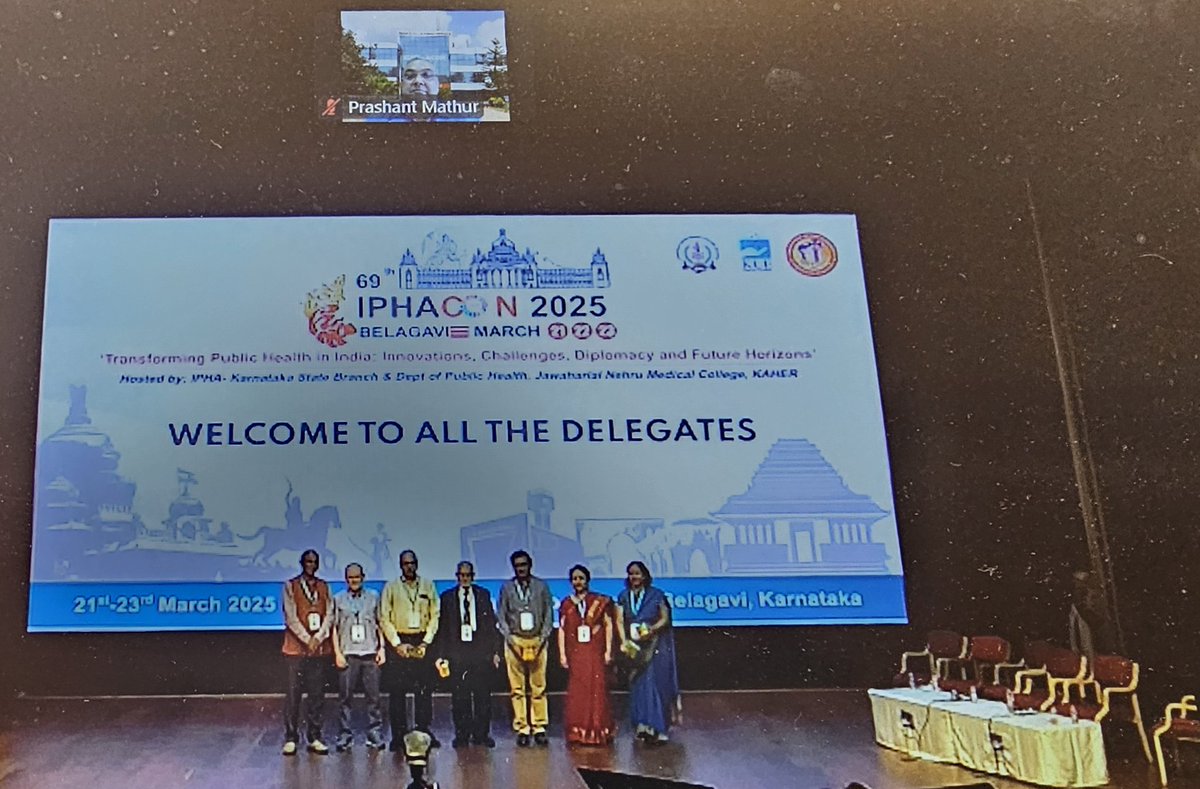 #IPHACON2025 at #Belgavi 
In the session on cancer registries 
<a href="/drmathurp/">Dr Prashant Mathur</a> <a href="/AnitaSujith/">AnitaNath</a> presented talks on cancer surveillance and cancer disparities. 
Cancer Registries are vital public health tools to measure progress on its prevention and control