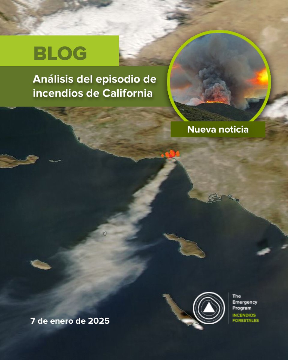 emerprogram's tweet photo. 📰​ NUEVO ARTÍCULO EN NUESTRO BLOG! 

Más allá de las llamas: lecciones de los incendios en California 🔥 https://t.co/byEUVA0AP6
