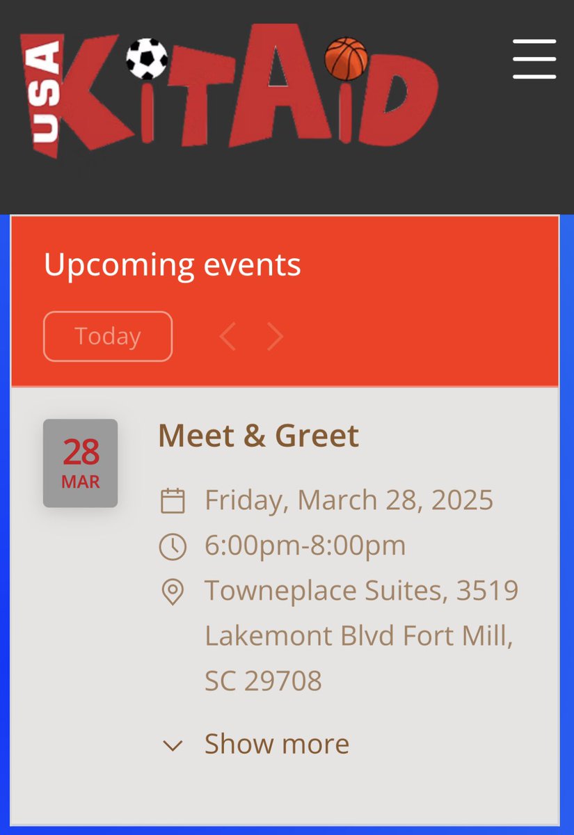 One week to go 🚀 

Join us next Friday in Charlotte, North Carolina if you can! 🇺🇸 

🗓️ Friday 28th of March
⏲️6-8pm
ℹ️ Towneplace Suites, 3519 Lakemont Blvd Fort Mill, SC 29708

#KitAidUSA #LaunchEvent #MeetandGreet
