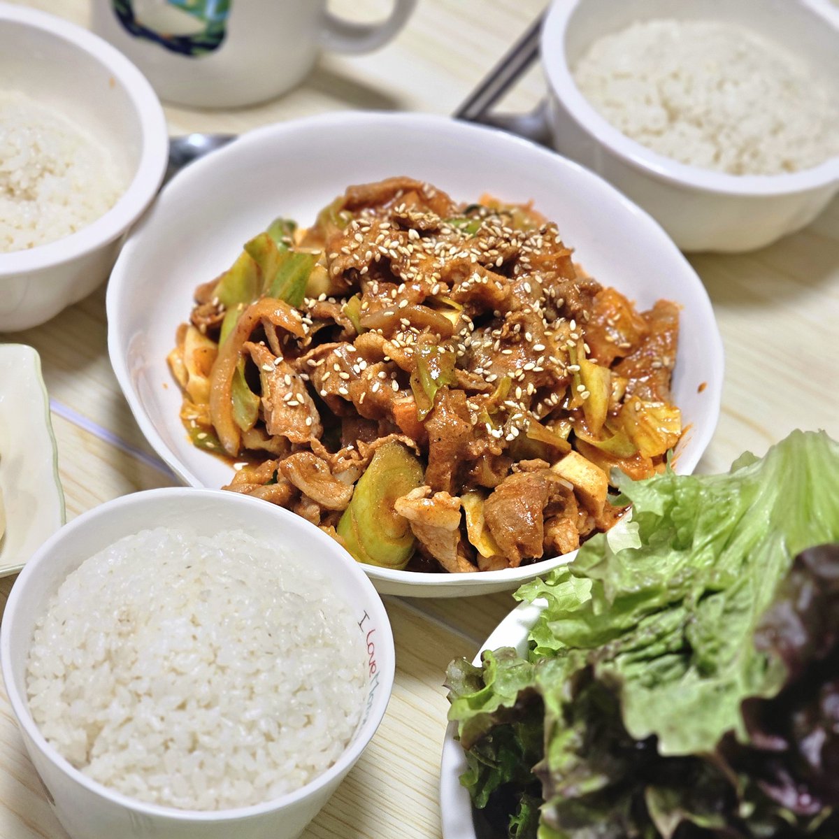 예고했던 제육볶음