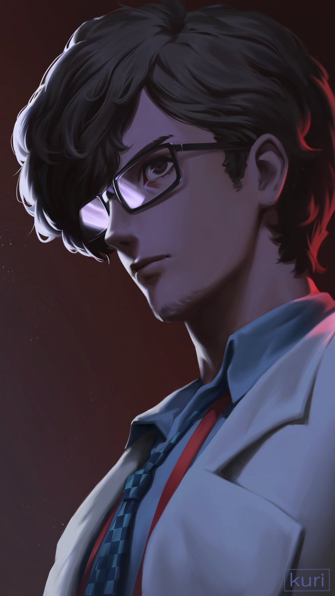 This time I want to show you my artwork of Maruki from Persona 5! This one is a bit special, because it was a request of my boyfriend <a href="/Yoshikage_Joan/">Joan Giovanna</a> from 2 years ago. Back then I didn't feel like I was able to make him something good enough yet, but I'm glad that now I did!