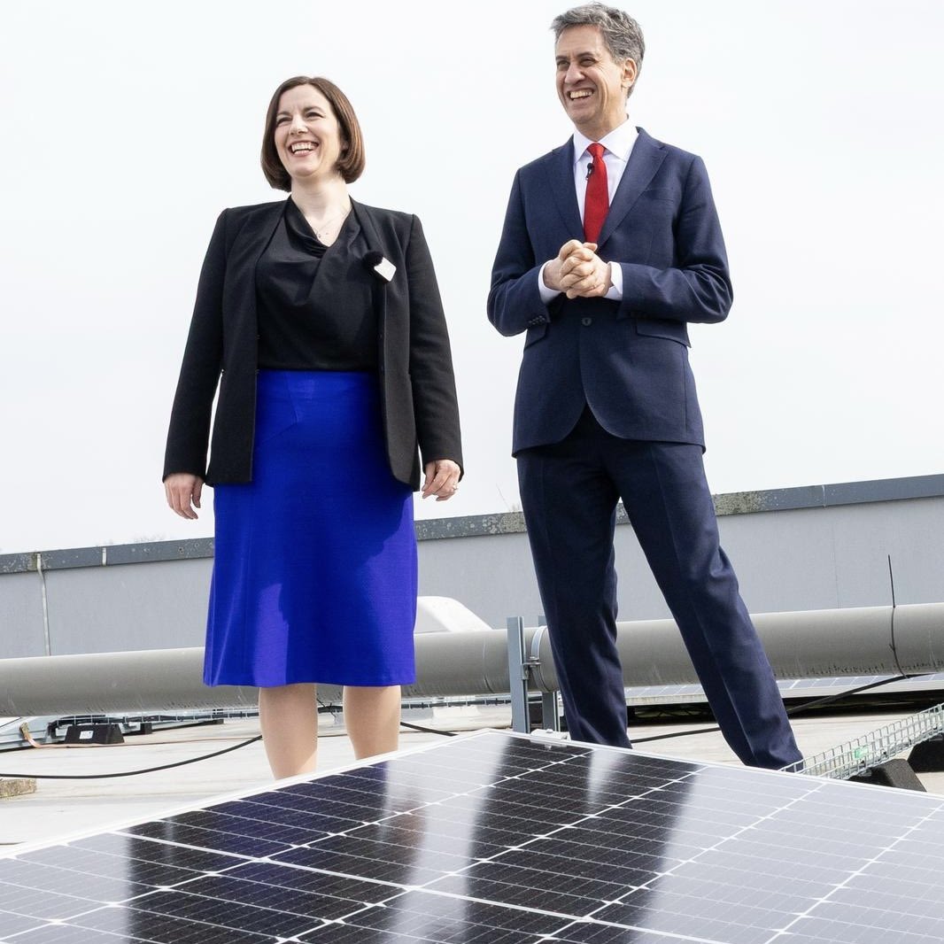 Labour is driving progress on renewable energy, pushing down bills with clean power.

Together with <a href="/Ed_Miliband/">Ed Miliband</a>, we’re installing solar panels on schools to cut costs and move towards Net Zero.