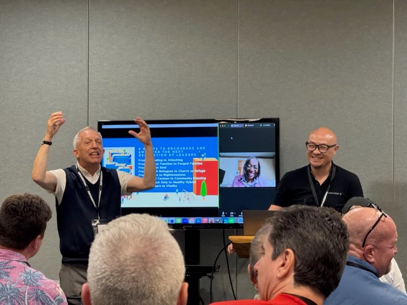 AMBankstw's tweet image. Enjoyed speaking virtually as my co-authors @warrenbird and @koobxwm and I presented on “Becoming a Future-Ready Church: 8 Shifts to Encourage and Empower the Next Generation of Leaders” at Exponential 2025 Global Conference 3/19. Our book is available on Amazon, other outlets.