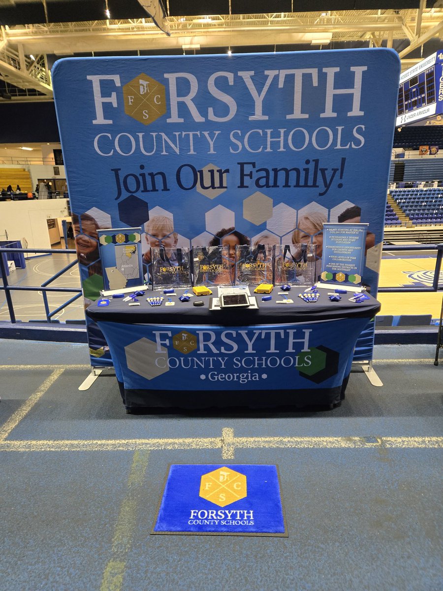 Back in the Southeast and almost home, but first a stop in Nashville to participate in the <a href="/TSUedu/">Tennessee State University</a> Spring Into Your Career Success" Career Fair! #GoTigers <a href="/FCSchoolsGA/">Forsyth County Schools</a> #whereisdrbrown #comeworkinFCS #ontheroadagain
#joinourfamily