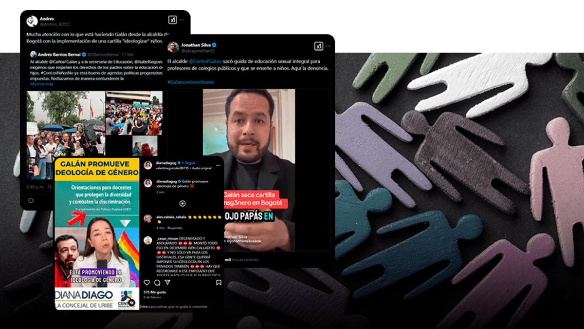 Vuelve la desinformación contra la diversidad. La cartilla para docentes en Bogotá NO "sexualiza" a los niños ni "impone una agenda trans". Es una guía para proteger a estudiantes LGBTIQ+ de la discriminación, basada en derechos y normas vigentes.

🔗 acortar.link/zhsXId