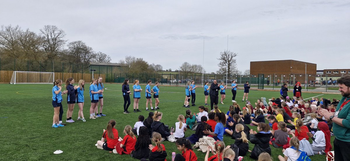 Well done to our fantastic sports leaders who ran the Year 3and 4 girls football festival this morning. Lots of positive comments from the lower school staff 👍👏