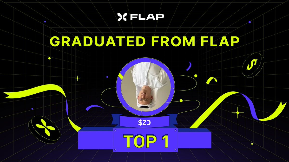 flapdotsh's tweet photo. $ZƆ has officially graduated from #Flap! The current market cap is 250K

CA: 0xf39d143e582fb937ca511f72e857050ee1f5a103 https://t.co/qbrOXicmv8