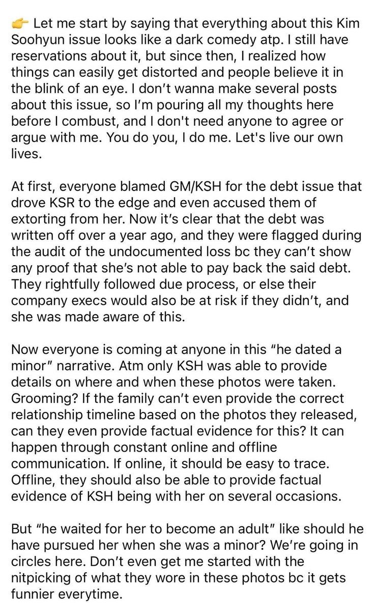 nssruki's tweet photo. Reposting the most sensible opinion of KSH KSR case. 

Buat netizen indo yg disuruh baca statement lengkap dr GM aja bilangnya males, mending kalian diem. Malu soalnya jadi ketara bgt darurat membacanya bangsa ini 🥲 https://t.co/sIEp0p34Us