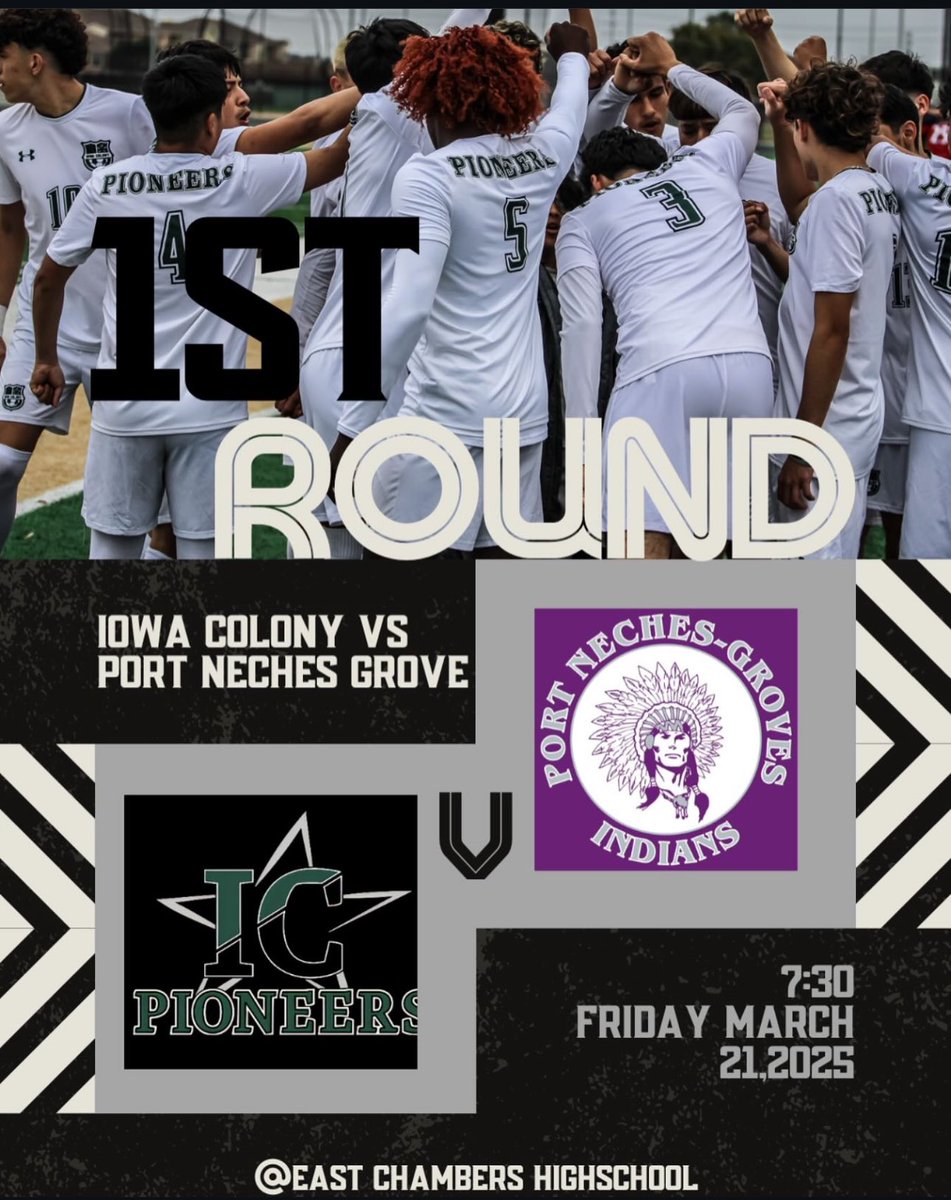 Today starts our journey to state gonna be a great game to watch and hope to take the dub tonight!🙏 <a href="/ICHSBOOSTER/">Iowa Colony HS Athletic Booster Club 🏈🏐📣🏀⚾️⚽️</a> <a href="/ICHS_Sports/">Iowa Colony High School Athletics</a> <a href="/Jakedowling4/">Jake Dowling</a> #Playoffs