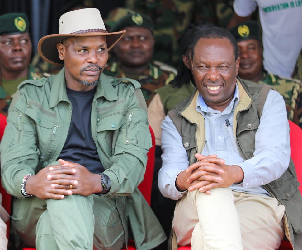 CaptainKipkorir's tweet photo. As a community enthusiast, I joined Forestry PS Gitonga Mugambi and his counterpart PS For Environment & Climate Change Eng. Festus Ngeno and other multi-sectoral stakeholders including the Founder & CEO of @smachs_org Ms Charlene Ruto for #InternationalDayOf Forests event at Chepalungu Forest - Kapchumbe in Bomet County.
Lauded @KeForestService for their efforts in restoring forest cover by 2032.
@HonAdenDuale @GMugambi_EBS @Forestry__Kenya @Environment_Ke @EnviClimateC_Ke @charlruto
