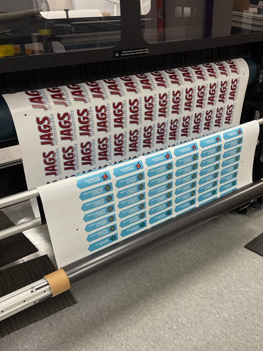 Double the prints, double the impact! Who says one person can’t do it all? Multitasking is the name of the game in this one-man shop! #mpjcps #jcpsky #WeAreJCPS