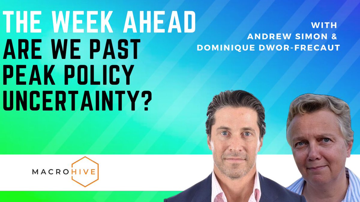 Macro Hive (@macro_hive) on Twitter photo The Week Ahead: Are We Past Peak Policy Uncertainty?
In this episode, Andrew Simon (<a href="/Asimoan28/">Andrew Simon 🇺🇸🇬🇧</a>) and Dominique Dwor-Frecaut (<a href="/firstkicktires/">Dominique Dwor-Frecaut</a>) discuss the Fed’s outlook, stagflation, 2yr yield drivers, reciprocal tariff expectations, and more!
Watch here: macrohive.com/the-week-ahead… The Week Ahead: Are We Past Peak Policy Uncertainty?
In this episode, Andrew Simon (<a href="/Asimoan28/">Andrew Simon 🇺🇸🇬🇧</a>) and Dominique Dwor-Frecaut (<a href="/firstkicktires/">Dominique Dwor-Frecaut</a>) discuss the Fed’s outlook, stagflation, 2yr yield drivers, reciprocal tariff expectations, and more!
Watch here: macrohive.com/the-week-ahead…
