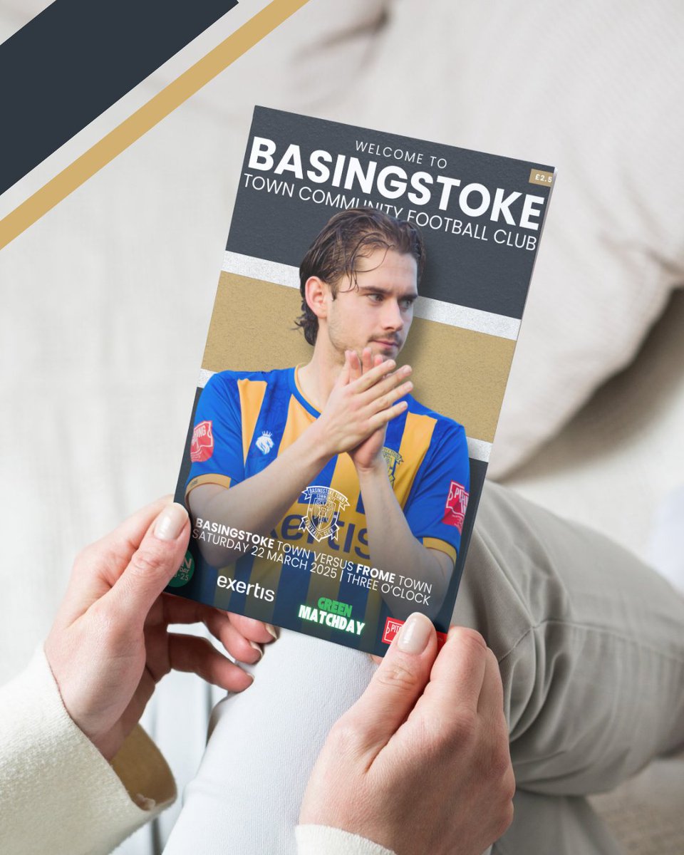 Basingstoke Town FC (@basingstoke_fc) on Twitter photo Cover Star | <a href="/James_Dickson17/">James Dickson</a> 📸
Remember to pick up your programme at the gate or inside our Clubhouse tomorrow afternoon!
#BeBasingstoke Cover Star | <a href="/James_Dickson17/">James Dickson</a> 📸
Remember to pick up your programme at the gate or inside our Clubhouse tomorrow afternoon!
#BeBasingstoke