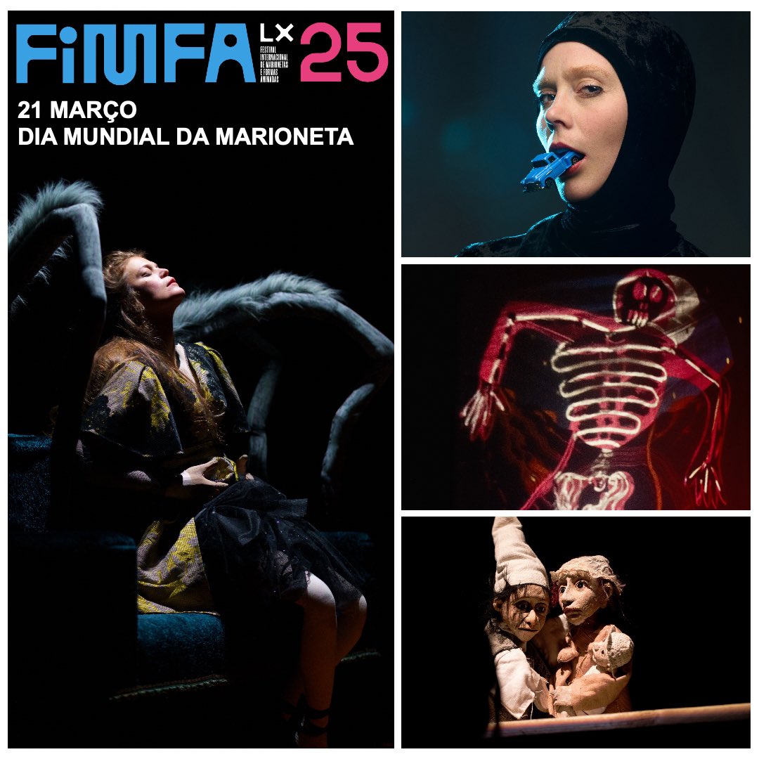 FIMFA's tweet image. Feliz Dia Mundial da Marioneta - 21 de março - celebramos no Teatro São Luiz: a partir das 17h30 - Apresentação do programa da 25ª edição do FIMFA Lx - Festival Internacional de Marionetas e Formas Animadas, que irá decorrer entre 8 de maio e 1 de junho! Venham!