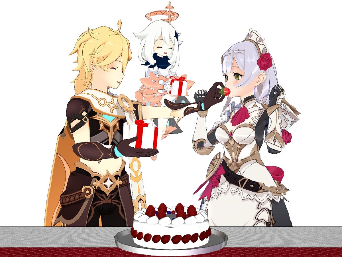 #原神 #GenshinImpact
#ノエル #Noelle #ノエル生誕祭2025
自分の誕生日って気づいてないノエちゃんと一緒にケーキを作って、作り終わってからノエルに誕生日おめでとうって伝えたい…！