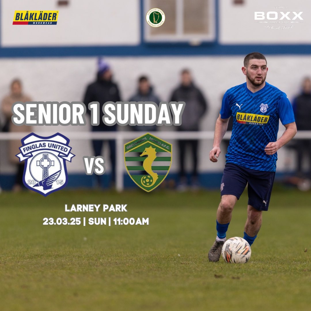 🔵 | 𝐆𝐫𝐞𝐲𝐬𝐭𝐨𝐧𝐞𝐬 (𝐇)

We host <a href="/GreystonesUtd/">Greystones United AFC</a> on Sunday morning in Larney👊🏻

We look to bounce back from Wednesday nights defeat, put some points on the board and put ourselves in a good position heading into the last couple of months of the season✅

<a href="/LSLLeague/">Leinster Senior League</a>